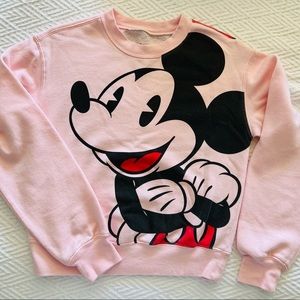 Disney Pink Minnie Mouse sweatshirt SZ XS